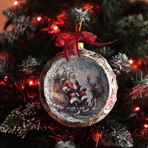 Glob concav : Vintage Christmas - Artynos.ro