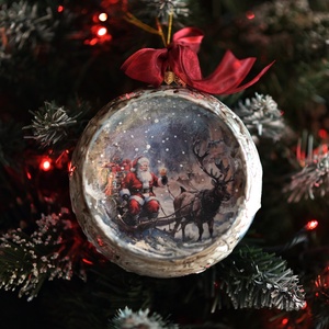 Glob concav : Vintage Christmas - Artynos.ro