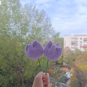 Lalea Crosetata - casă & stil de viață - decorațiuni de casă - accesorii florale - flori la fir - Artynos.ro