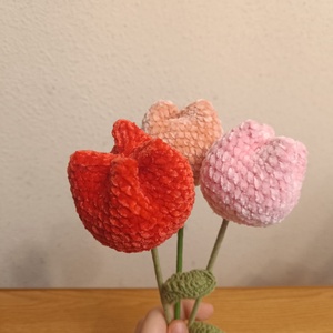 Lalea Crosetata, Casa & Stil de viata, Decoratiuni de casa, Accesorii florale, Flori la fir, Crosetat, ARTYNOS