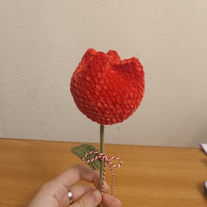 Lalea Crosetata - casă & stil de viață - decorațiuni de casă - accesorii florale - flori la fir - Artynos.ro