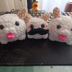 Poro League of Legends Plush crosetat, Jucarii si echipamente pentru copii, Plusuri, Caine de plus, Crosetat, Impletitura, ARTYNOS