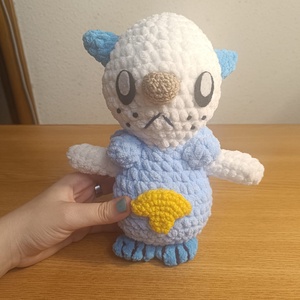 Oshawott Pokemon - Plus crosetat, Jucarii si echipamente pentru copii, Plusuri, Soarece de plus, Crosetat, Cusatura, ARTYNOS