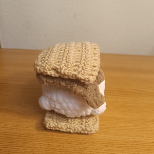 Poro S'more - plus bezea crosetat - jucării și echipamente pentru copii - plușuri - câine de pluș - Artynos.ro
