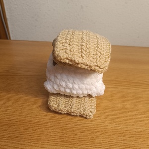 Poro S'more - plus bezea crosetat - jucării și echipamente pentru copii - plușuri - câine de pluș - Artynos.ro