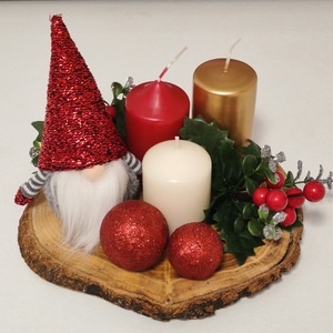 Aranjament Festiv cu Lumanari si Decoratiuni  Farmecul Craciunului in Casa Ta - Artynos.ro