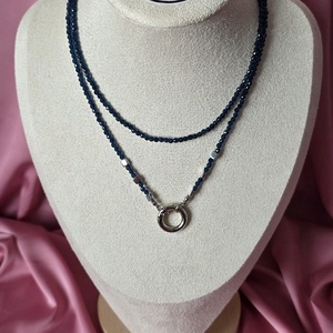 Colier versatil albastru - bijuterii - coliere - chockere - Artynos.ro