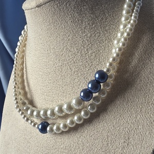 Colier din perle sintetice - bijuterii - coliere - coliere din mărgele - Artynos.ro