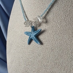 Colier de vara cu steluță pandantiv  - bijuterii - coliere - coliere din mărgele - Artynos.ro