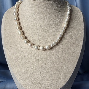 Colier din perle  de cultura diferite dimensiuni , Bijuterii, Coliere, Coliere din perle, Confectionarea bijuteriilor, ARTYNOS