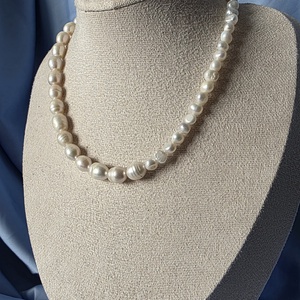 Colier din perle  de cultura diferite dimensiuni  - bijuterii - coliere - coliere din perle - Artynos.ro