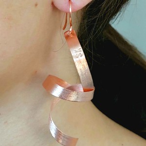 Rosegold C S O M Ó, Bijuterii, Cercei lungi, , ARTYNOS