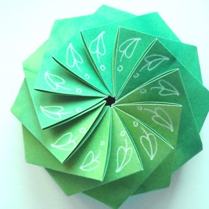 Cutie specială de hârtie verde închis -  - Artynos.ro