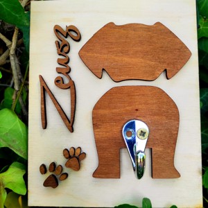 Suport pentru lesă de câine! Personalizat, unic :) -  - Artynos.ro