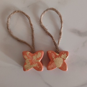 Set 2 accesorii decorative din lut pentru perdele și draperii - casă & stil de viață - textile de casă - accesorii perdele - perdele - Artynos.ro