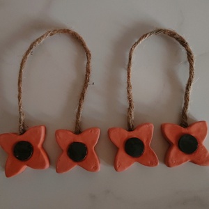 Set 2 accesorii decorative din lut pentru perdele și draperii - casă & stil de viață - textile de casă - accesorii perdele - perdele - Artynos.ro