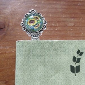 Riglă sau semn de carte cu lentile de floarea-soarelui -  - Artynos.ro