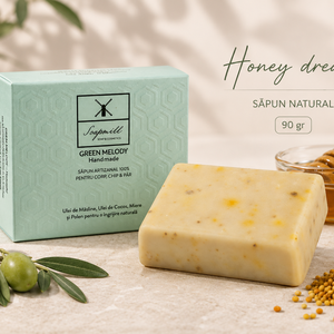 HONEY DREAM  Sapun solid natural - igienă și înfrumusețare - săpunuri și articole de igienă - săpun artizanal - Artynos.ro