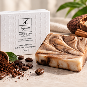 Săpun Solid Natural Coffee Taste � Morning Dew - igienă și înfrumusețare - săpunuri și articole de igienă - săpun artizanal - Artynos.ro