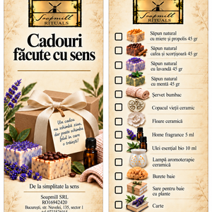 Soapmill Rituals- Cadouri facute cu sens, Igiena si Infrumusetare, Pachete cosmetice cadou, , ARTYNOS