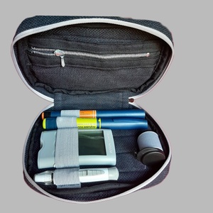 Vércukormérő cukormérő diab diabetes és pen tartó tok vízlepergető anyagból, Baie și Frumusețe, Husă glucometru, Cusătură, ARTYNOS