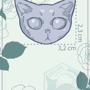 Pandantiv Kittycat Roșu-Auriu  - bijuterii - coliere - pandative - Artynos.ro