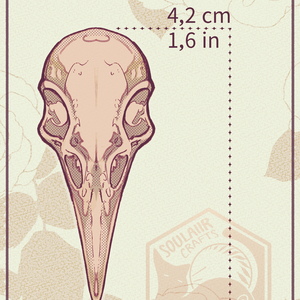 Pandantiv Raven Marmurat  - bijuterii - coliere - pandative - Artynos.ro
