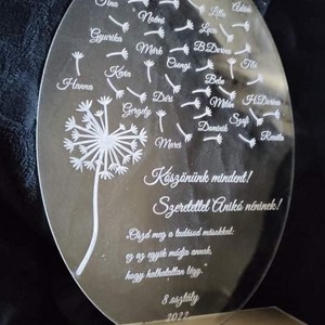 Cadou de mulțumire, cadou de rămas bun din plexiglas, personalizabil, pentru grădiniță, școală -  - Artynos.ro