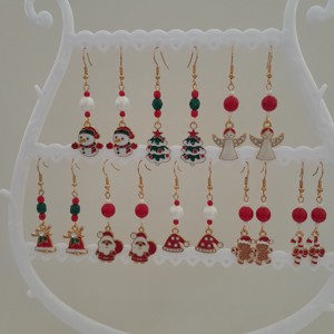 Cercei de Crăciun - Moș Crăciun -  - Artynos.ro