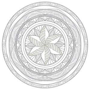 Mandala desenata digital, Arte vizuale si accesorii , Grafica, ilustratie, Grafica digitala, Altele, Relaxeaza-te, destinde-te si lasa-ti creativitatea sa prinda culoare cu aceasta mandala de colorat,..., ARTYNOS