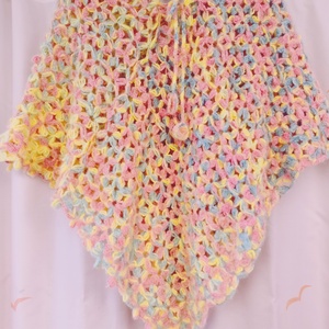 Poncho Gradina cu flori - Artynos.ro