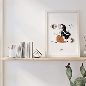 Yoga poster, yoga motivational imagine, yoga studio decor de perete -  - Artynos.ro