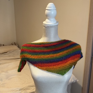 Esarfa colorata, Imbracaminte si moda, Esarfe, palarii, fularuri, Esarfe, Crosetat, ARTYNOS