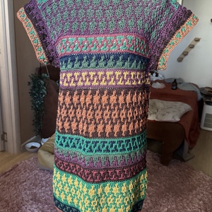 Rochie Croșetată - îmbrăcăminte și modă - haine damă - rochie, dintr-o bucată - Artynos.ro