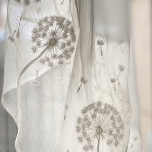 Esarfa cu papadii, Îmbrăcăminte și modă, Eșarfe, pălării, fularuri, Eșarfe, Broderie, ARTYNOS