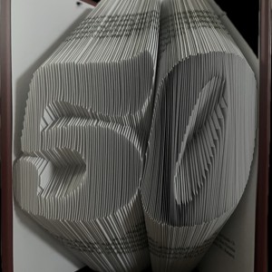 Numar unic de sculpturi de carti, Casa & Stil de viata, Accesorii pentru decorat casa, Decoratiuni de masa si decoratiuni pentru rafturi , Sculptura de carte, carte pliata, , ARTYNOS