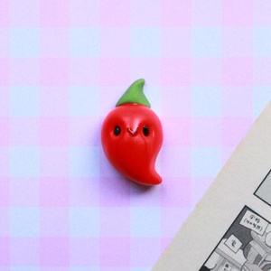 Insigna Ardei iute - bijuterii - mărțișor - Artynos.ro