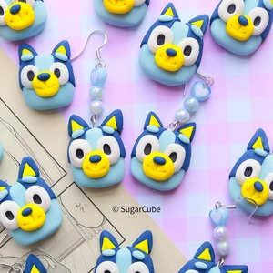 Cercei Bluey, Bijuterii, Cercei, Cercei cu figurine, , ARTYNOS