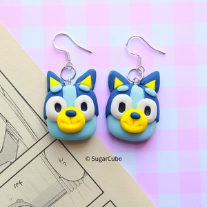 Cercei Bluey - bijuterii - cercei - cercei cu figurine - Artynos.ro