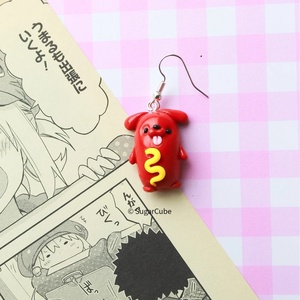 Cercei Hot Dog - bijuterii - cercei - cercei cu figurine - Artynos.ro