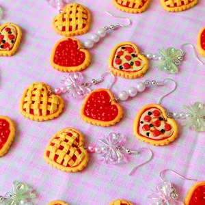 Cercei tarta - bijuterii - cercei - cercei cu figurine - Artynos.ro