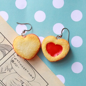 Cercei biscuit cu jeleu, Bijuterii, Cercei, Cercei cu figurine, , ARTYNOS