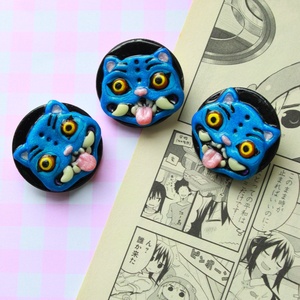 Insigna Derpy tiger - bijuterii - broșe - Artynos.ro