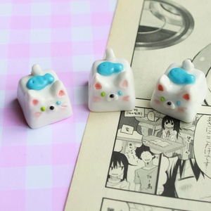 Keycap Pisicute Albe - Artynos.ro