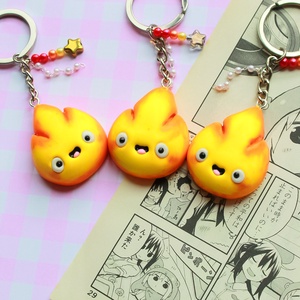 Breloc Calcifer  - genți și portofele - accesorii genți - breloc - Artynos.ro