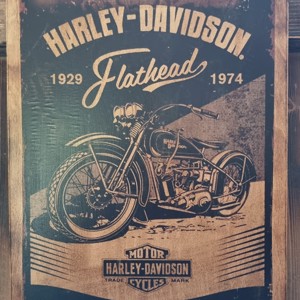 Harley Davidson imagine din lemn, Casa & Stil de viata, Accesorii pentru decorat casa, Picturi murale, Arta de perete din lemn, , ARTYNOS