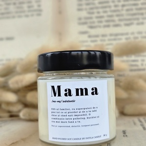 Lumanare cadou Mama - Artynos.ro