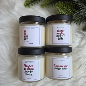 Lumanare Craciun text amuzant, Craciun, Decoratiuni de Craciun de casa, Lumanari parfumate de Craciun, , ARTYNOS