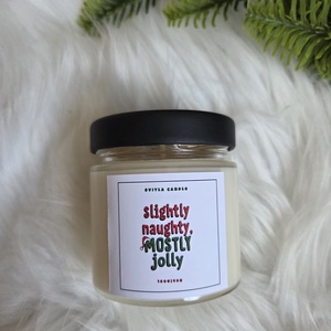 Lumanare Craciun text amuzant - crăciun - decorațiuni de crăciun de casă - lumânări parfumate de crăciun - Artynos.ro