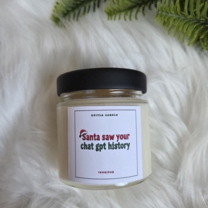 Lumanare Craciun text amuzant - crăciun - decorațiuni de crăciun de casă - lumânări parfumate de crăciun - Artynos.ro